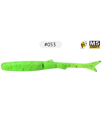 Силиконови примамки M5 Craft Joker 1.8", 46 мм, 053 Chartreuse Green Apple, 10 бр.