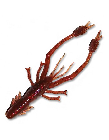 Силиконови примамки Reins Ring Shrimp FW, 3", 76 мм, цвят 007, 10 бр.