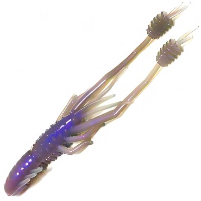 Силиконови примамки Reins Ring Shrimp FW, 3", 76 мм, цвят 008, 10 бр.