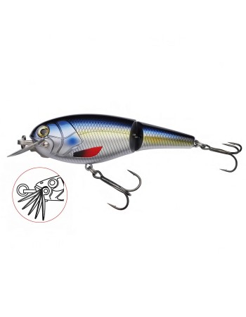 Двуделен плаващ воблер Abu Garcia Beast Hi-Lo Jointed Floating, 120 мм, 47 г, Blue Herring