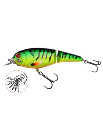 Двуделен плаващ воблер Abu Garcia Beast Hi-Lo Jointed Floating, 120 мм, 47 г, Firetiger