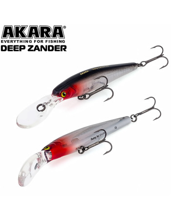 Плаващ воблер Akara Deep Zander F, 90 мм, 12 г, цвят A48