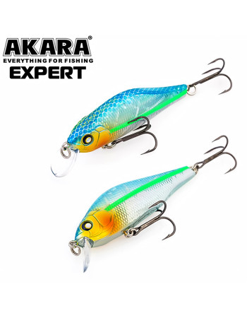 Плаващ воблер Akara Expert F, 70 мм, 9 г, цвят А81