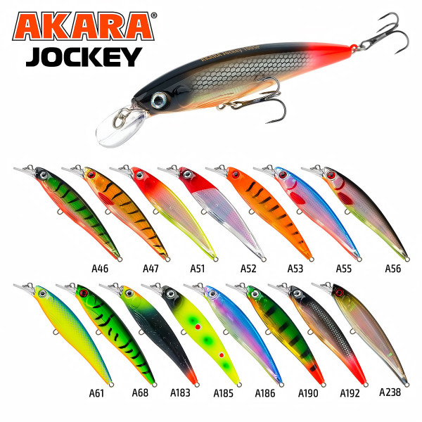 Воблер Akara Jockey 75SP, 75 мм, 7.5 г, цвят A190 — снимка 2