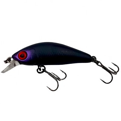 Suspending воблер Jackall Chubby Minnow, 35 мм, 2.3 г, цвят Mat Black