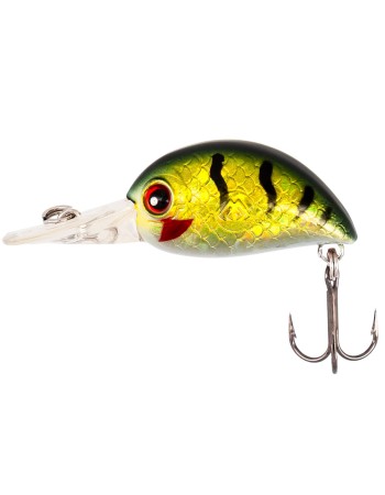 Плаващ воблер за костур, кефал и мъздруга Mikado Shimmy DR F, 30 мм, 3.3 г, GP