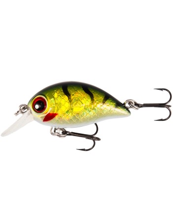 Плаващ воблер за костур, кефал и мъздруга Mikado Shimmy F, 34 мм, 3 г, GP