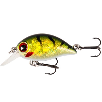 Плаващ воблер за костур, кефал и мъздруга Mikado Shimmy F, 34 мм, 3 г, GP