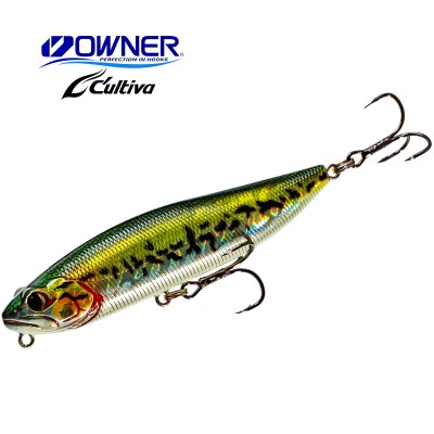 Воблер-уолкър Owner Cultiva Tango Dancer, 115 мм, 25 г, цвят 13 Baby Bass