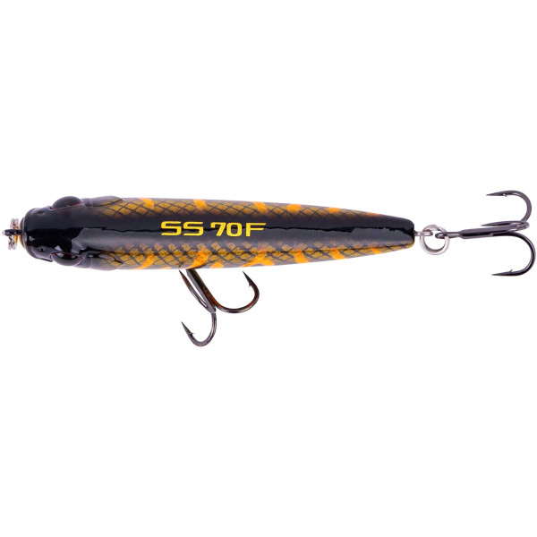 Повърхностен воблер Shimano Shock Stick F, 70 мм, 7 г, Green Tiger — снимка 2
