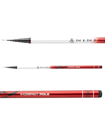 Телескоп без водачи Daiwa Ninja X-Compact Tele Pole, 6 м