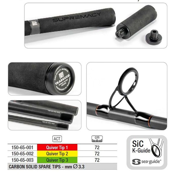 Фидер въдица Trabucco Supremacy XR Distance Feeder PW 3.70 м, 120 г — снимка 4