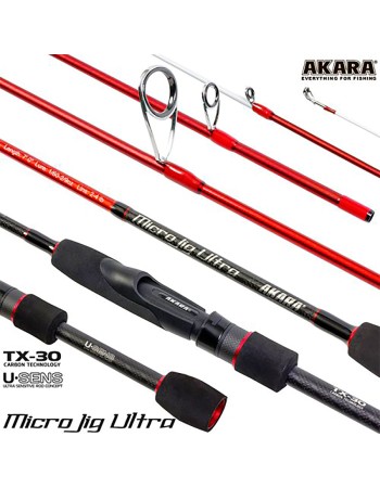 Спининг въдица Akara Micro Jig Ultra 762 UL-S 2.3 м, 0.5-6 г