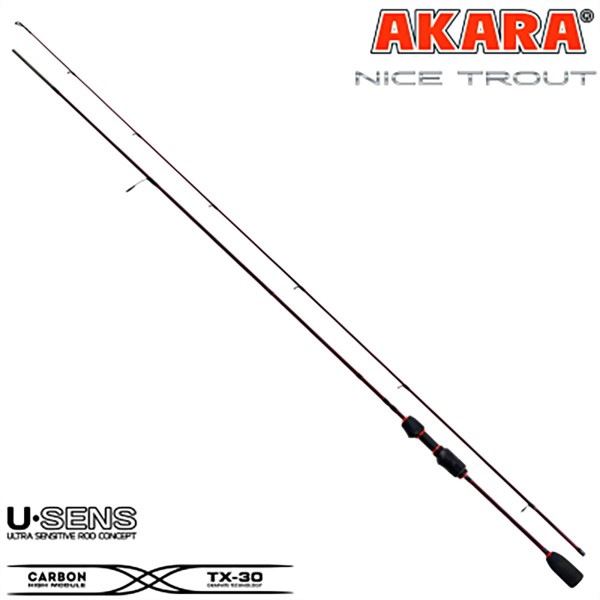 Спининг въдица Akara Nice Trout 662 UL 1.98 м, 0.5-2.5 г — снимка 2