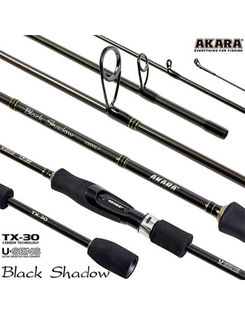 Спининг въдица Akara Black Shadow 762 MLF 2.3 м, 3.5-10.5 г