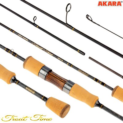 Спининг въдица Akara Trout Time 602 UL 1.83 м, 0.4-3.5 г