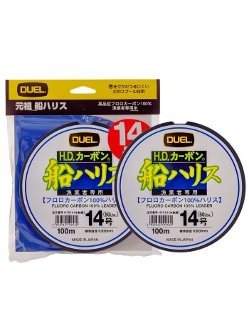 Флуорокарбон Duel H.D.Carbon Fluorocarbon, 100 м
