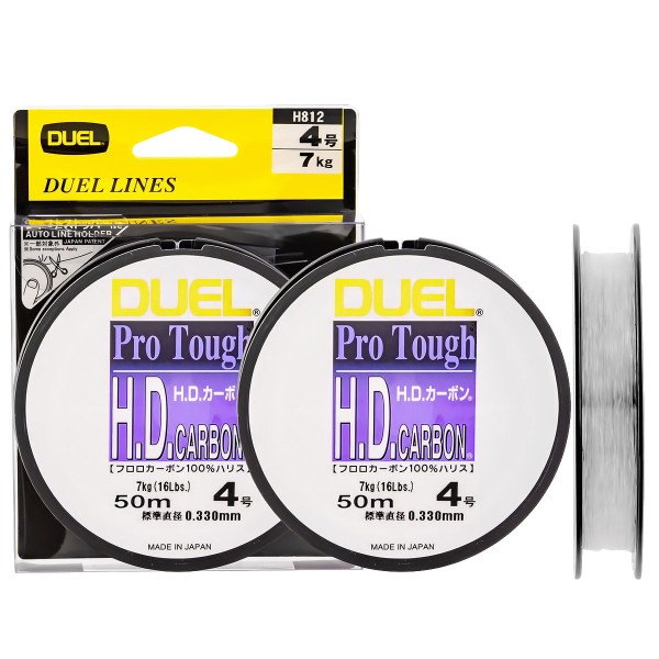 Флуорокарбон за поводи Duel Pro Tough 50 м — снимка 1