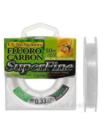 Флуорокарбон Sasame Super Fine Fluorocarbon - Clear, 50 м