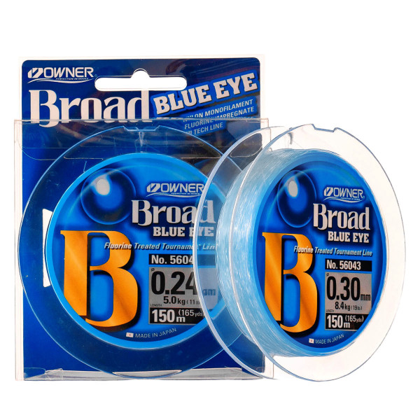 Монофилно влакно Owner Broad Blue Eye, 150 м — снимка 1