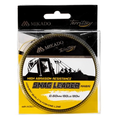 Влакно за поводи Mikado Territory Snag Leader, Khaki, 80 м