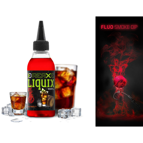 Пушещ флуо дип Delphin D SNAX LiquiX, 100 мл, Ром - Кола — снимка 1