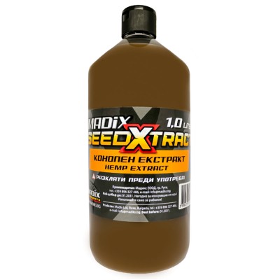 Течен атрактант - екстракт от коноп Madix Seed Xtract, 1 л, Hemp
