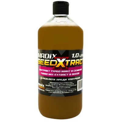 Течен атрактант - екстракт от 9 семена Madix Seed Xtract, 1 л, Turbo Mix