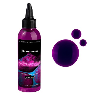 Пушещ атрактант за метод фидер Mikado Baitnow Double Dose Liquid, 100 мл, Ultra Violet