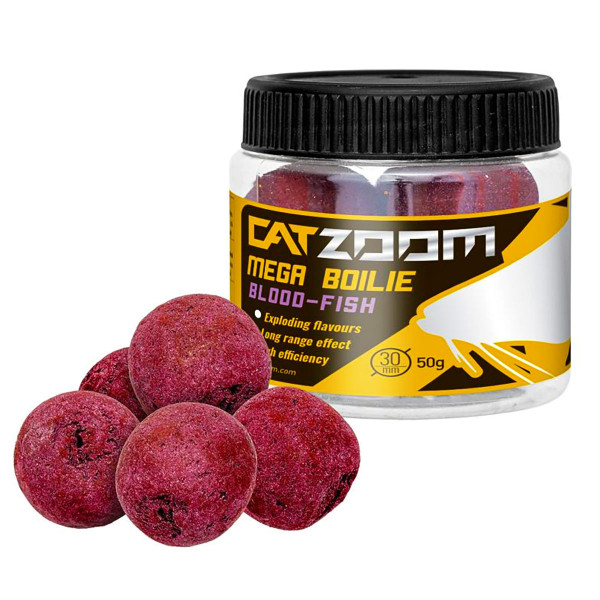 Протеинови топчета за сом Cat Zoom Mega Boilie Blood-Fish, 30 мм — снимка 1