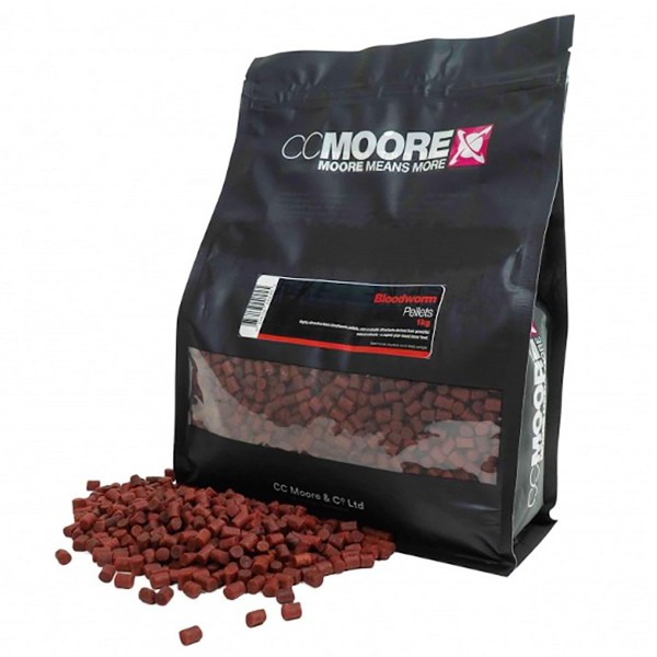 Пелети за шаран CC Moore Pellets - Bloodworm, 3 мм, 1 кг — снимка 1