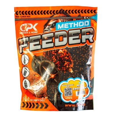 Микропелети за фидер CPK Method Feeder Pellets, 2 мм, 800 г, Peste-Sweetcorn, Риба-Царевица