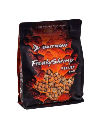 Фидер пелети Mikado Freaky Shrimp 8 мм, 800 г
