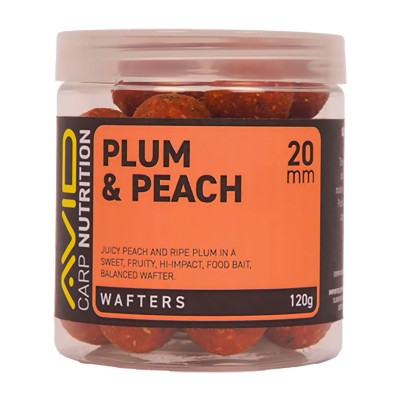 Балансирани топчета за шаран Avid Carp Wafters, 20 мм, Plum & Peach