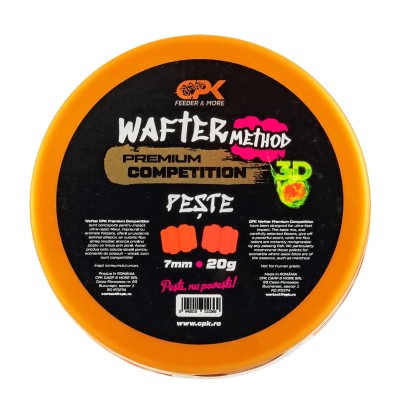 Балансирани пушещи дъмбели CPK Competition Method Wafter 3D, 7 мм, 20 г, Peste-Риба