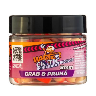 Балансирани двуцветни дъмбели CPK Wafter Critic, Bicolor, 8 мм, Crab & Plum