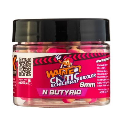 Балансирани двуцветни дъмбели CPK Wafter Critic, Bicolor, 8 мм, N-Butyric