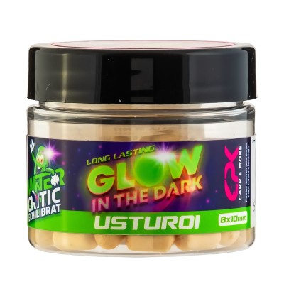 Балансирани дъмбели CPK Wafter Critic Glow in the Dark, 8x10 мм, Garlic