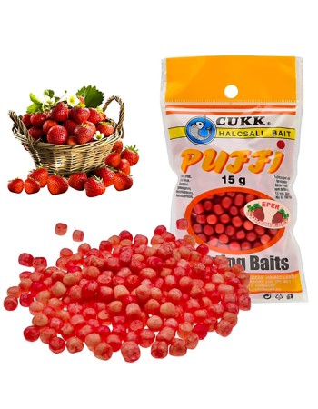 Пуканки за риболов Cukk Puffi, 15 г, Ягода