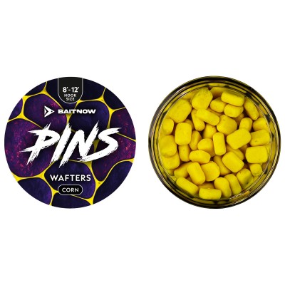 Балансирани дъмбели Mikado Baitnow Pins Wafters, 8х12мм, Corn