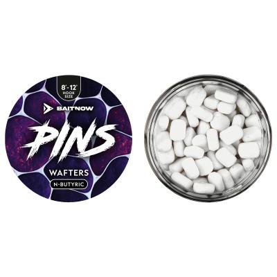 Балансирани дъмбели Mikado Baitnow Pins Wafters, 8х12мм, N-Butyric