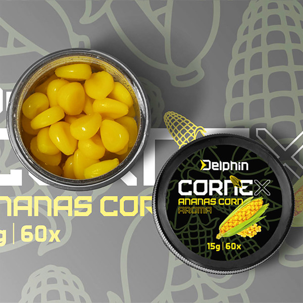 Царевица за стръв Delphin CorneX Pop Up, Царевица - Ананас — снимка 3