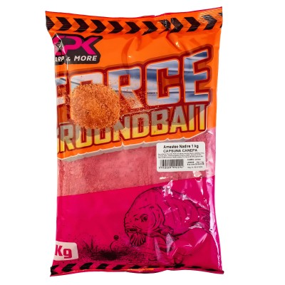 Захранка CPK Force Groundbait Capsuna & Canepa, Ягода-Коноп, 1 кг