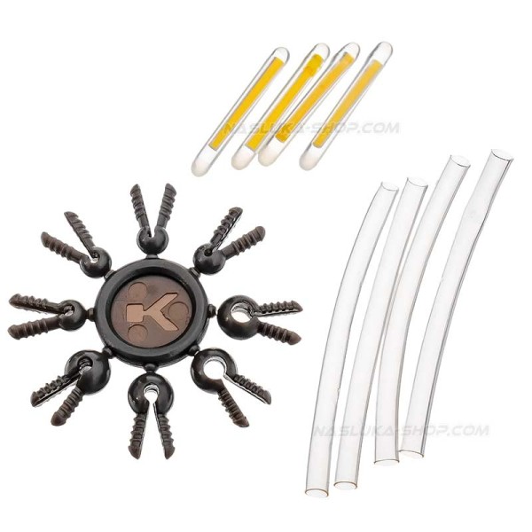 Комплект държачи и светещи ампули Korum Starlight Holder Kit 3 мм — снимка 3