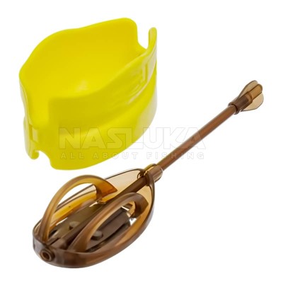 Метод фидер хранилка с преса Cralusso Big Rocket Method Basket + Charger 3433, Khaki