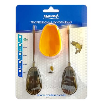 Комплект метод фидер хранилки с преса Cralusso Rocket Method Basket, 3405