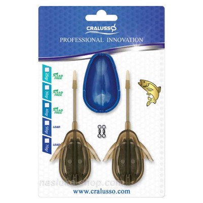 Комплект метод фидер хранилки с преса Cralusso Double Chance Method Mould Set, 3410