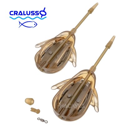 Комплект метод фидер хранилки Cralusso Double Chance Method Set