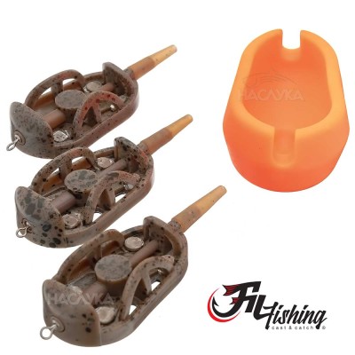 Комплект метод фидер хранилки с преса Filex Method Feeder Set 40-50-60 г