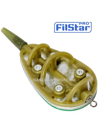 Фидер хранилка Filstar Inline Method Feeder, Drop Shape